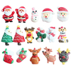 Fiasrel 16pcs/set Christmas Resin Molds Keychains Phone Case Mini Bracelet Refrigerator Sticker Resin Pendant Resin Charms