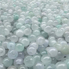 fiasrel 1bundle 6mm Icy Jadeite Loose Beads Large Hole Round Beads for DIY Bracelet Ends & Necklace Making