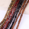 fiasrel 1bundle Assorted Square Wooden Beads Argentine Green Sandalwood EbonyBloodwood & Black Rosewood – DIY Loose Beads for Jewelry Making