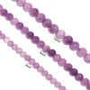 fiasrel 1bundle Natural Purple Mica Round Beads & Lepidolite Loose Stones – DIY Necklace & Bracelet Beading 