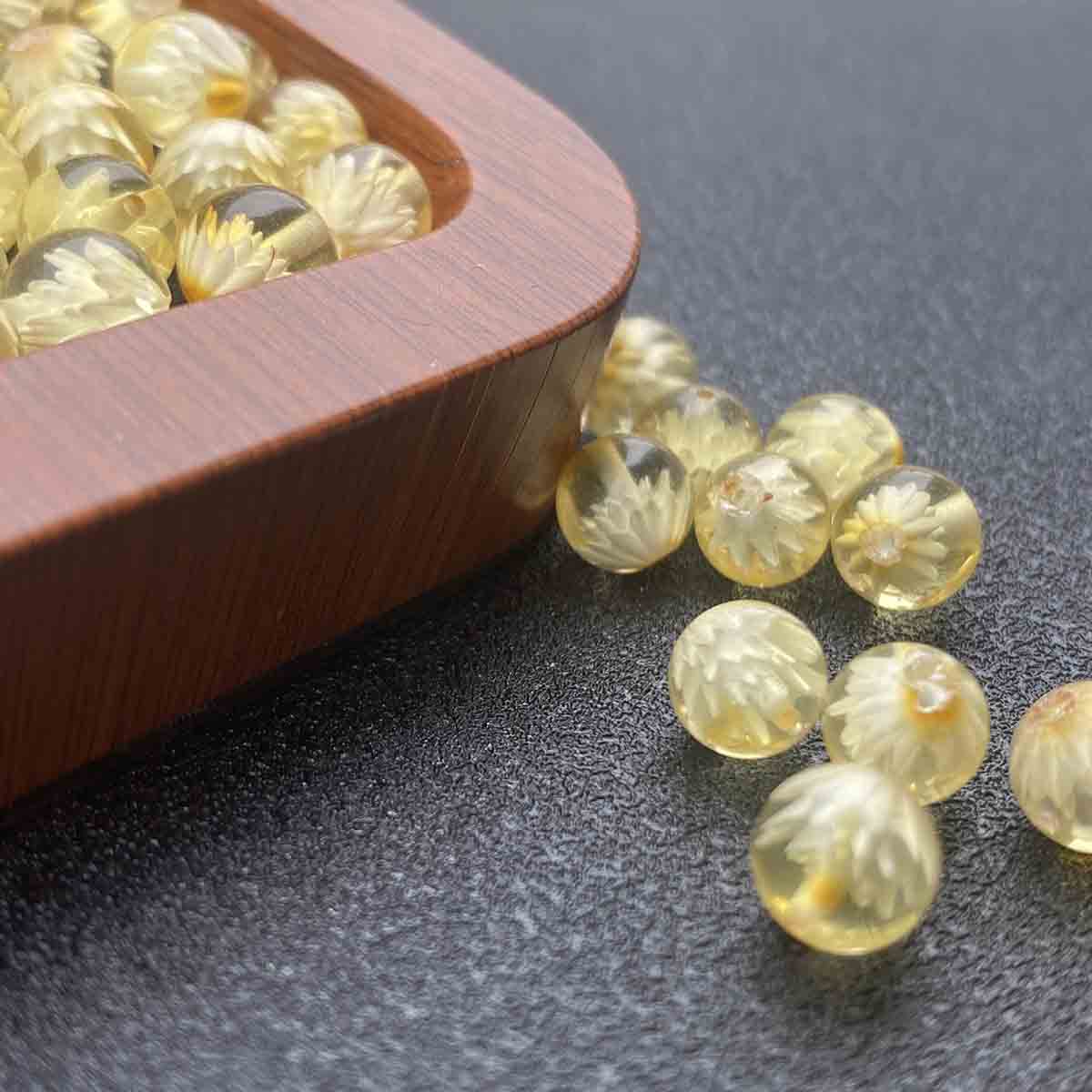 fiasrel 1bundle Golden Amber Intaglio Carved Loose Beads Round Bead Strand Bracelet
