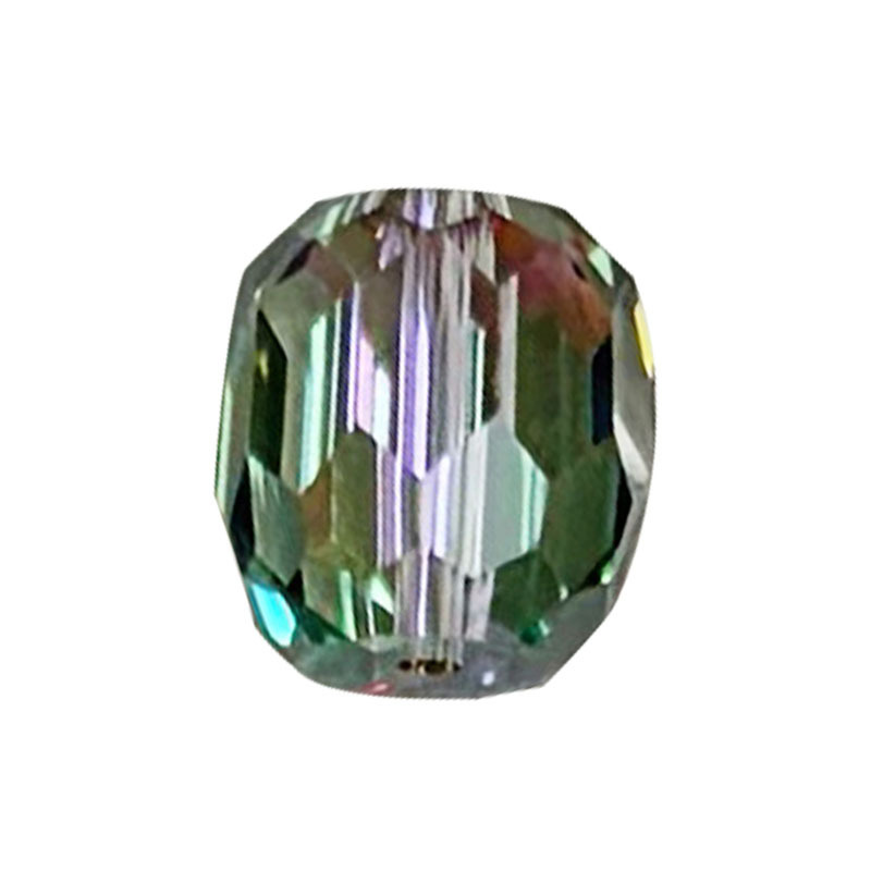 fiasrel 1bundle 10mm Faceted Long Cylinder Crystal Glass Beads – Ultra-Transparent Sparkly DIY Supplies for Phone Charms & Bracelets