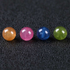 fiasrel DIY Tourmaline-Colored Chalcedony Beads for Handmade Bracelets & Necklaces