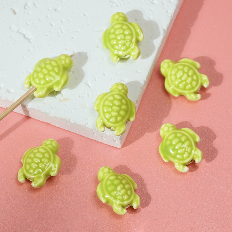 Fiasrel Ocean World Turtle Ceramic Beads