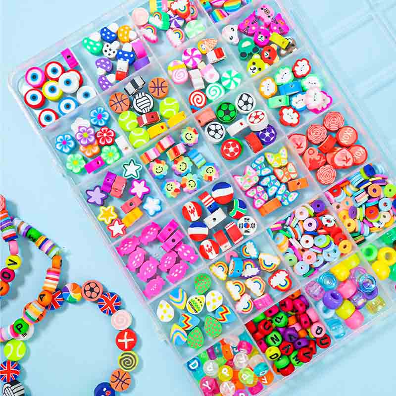 Fiasrel Easter soft clay bead set