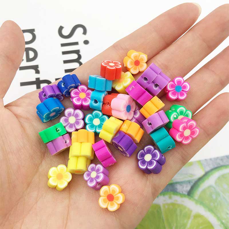 Fiasrel Mixed packaging of colored soft clay beads