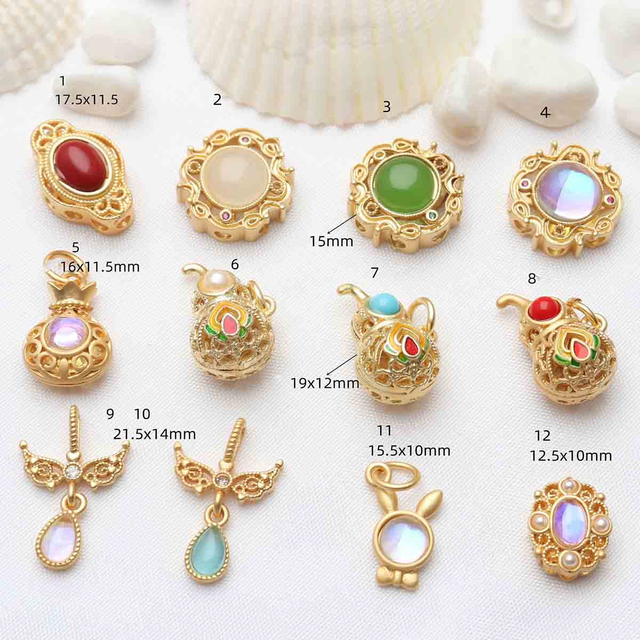 Fiasrel diy Beads on the bracelet Drop Pendant