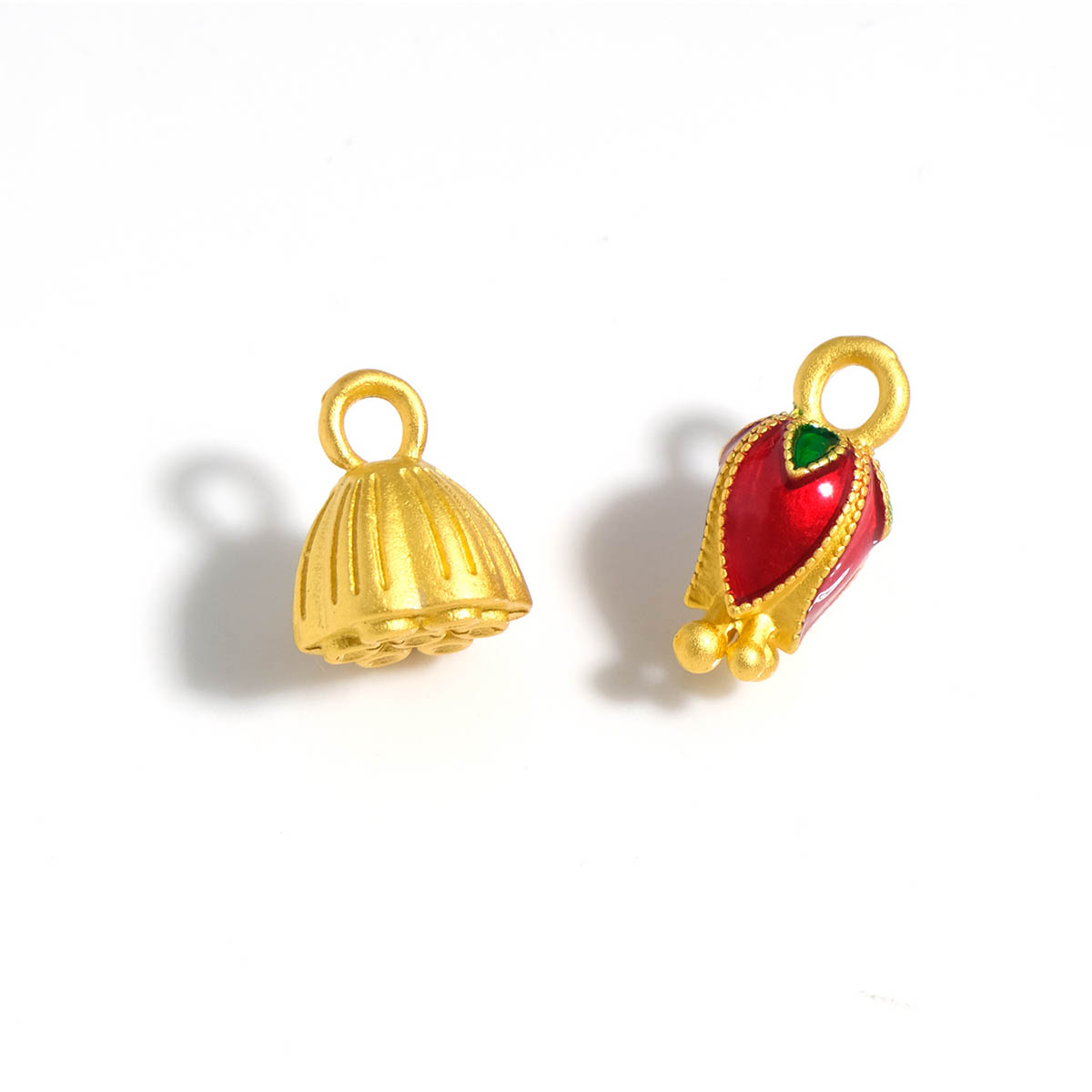 Fiasrel diy Gourd lotus pod Drop Pendant