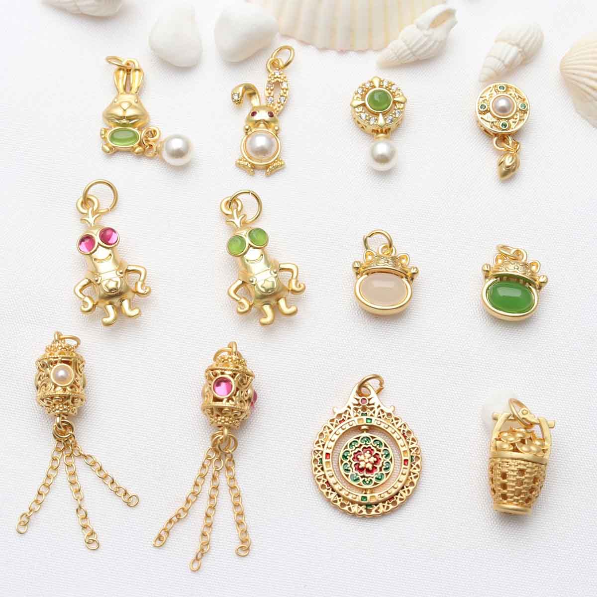 Fiasrel DIY Bracelet bead separator Drop Pendant