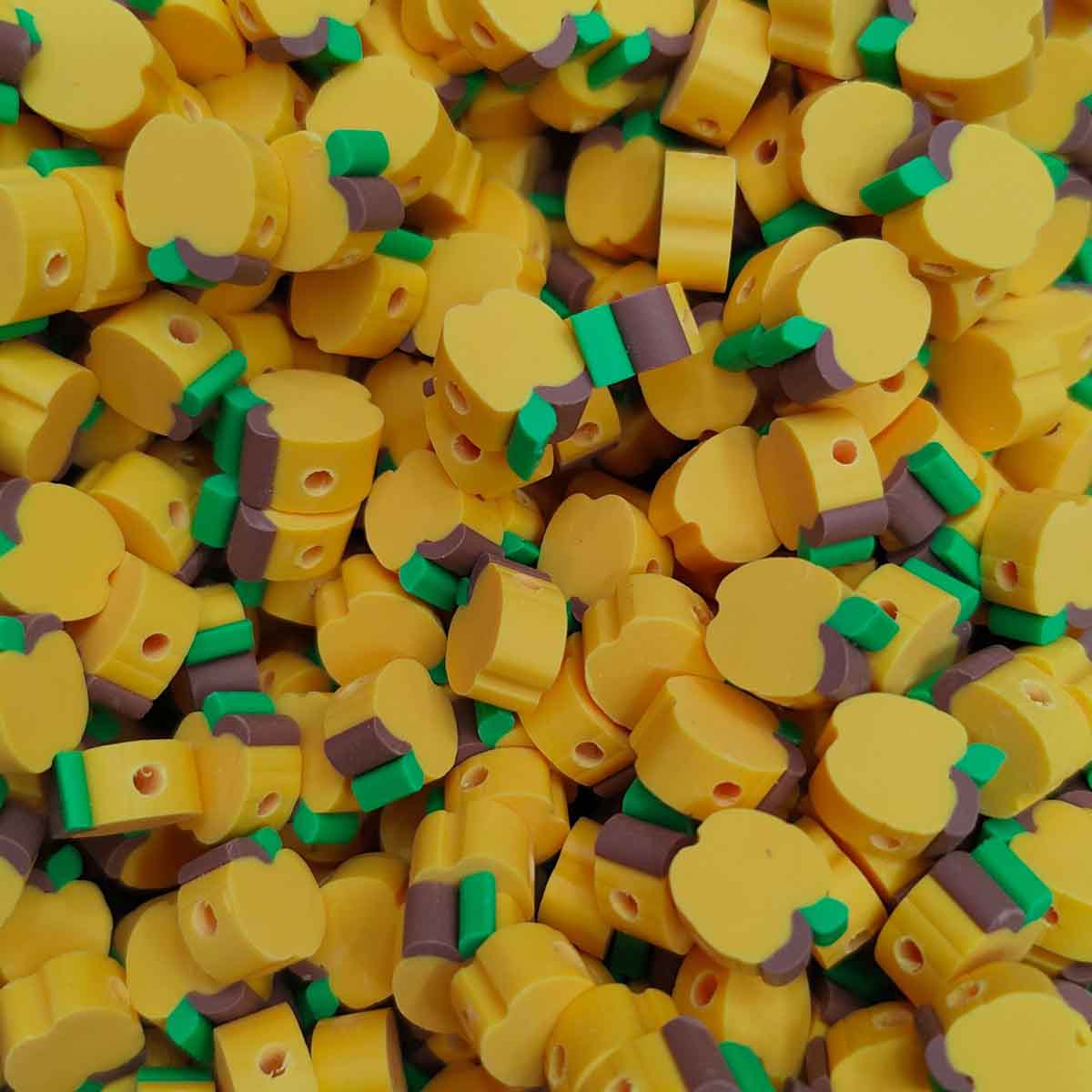 Fiasrel 380g diy apple soft clay beads