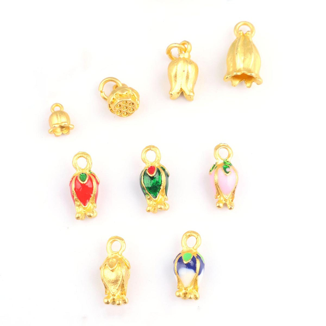 Fiasrel Three-dimensional tulip Drop Pendant