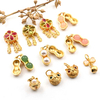 Fiasrel Peanut agate beads Drop Pendant