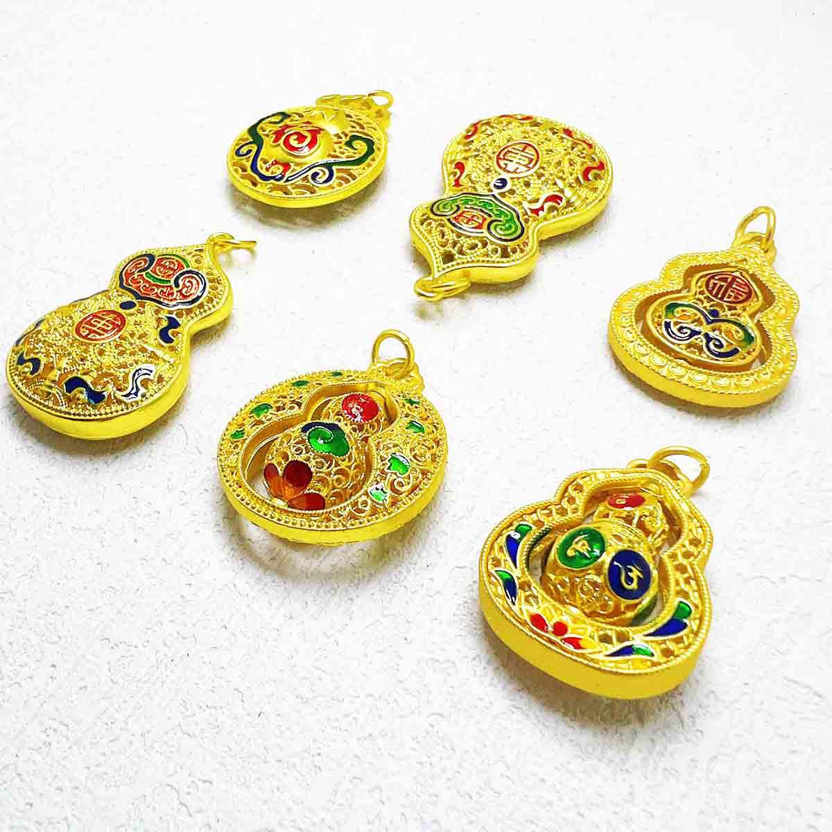 Fiasrel Hollow gourd pendant Drop Pendant