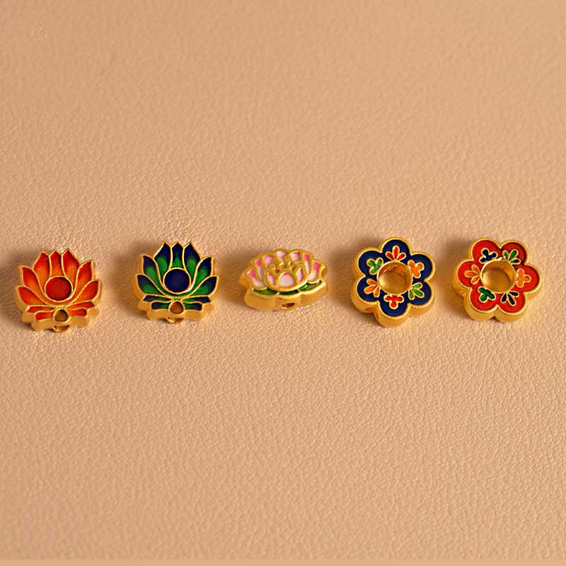 Fiasrel Hollow ball spacer beads-5 Drop Pendant