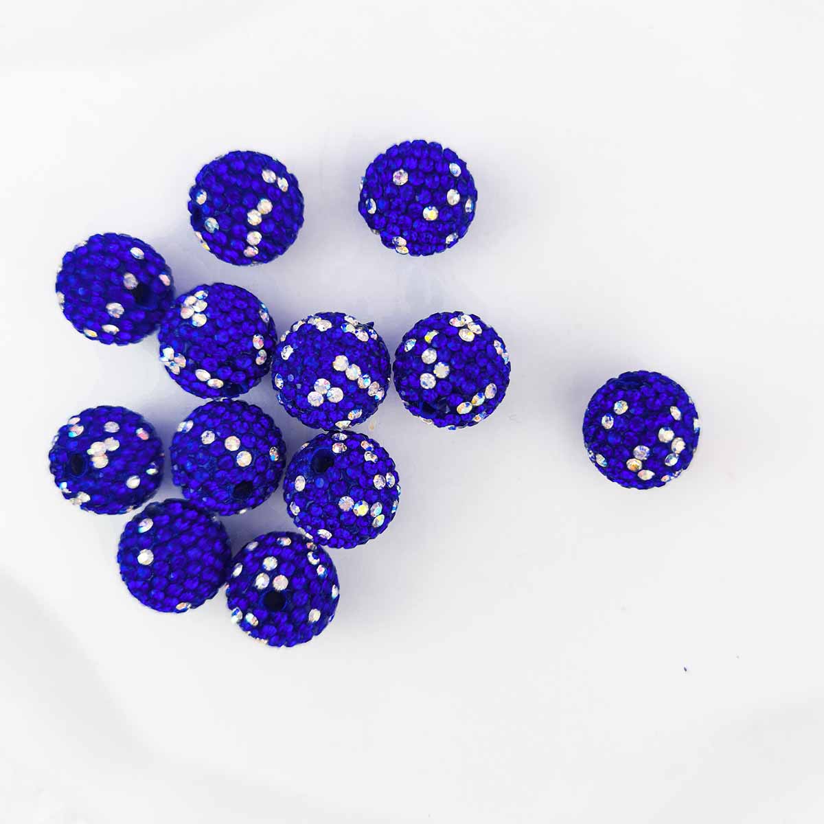 Fiasrel 5pcs Fully diamond K16 diamond balls DIY Shamballa Beads
