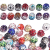 Fiasrel 20pcs Three rows of drills made of clay DIY Shamballa Beads