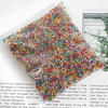 Fiasrel 450g Silver-Lined Transparent Glass Seed Beads Loose Beads