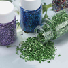 Fiasrel Vintage Handmade 3mm Silver-Lined Glass Seed Beads, 30g/Bottle