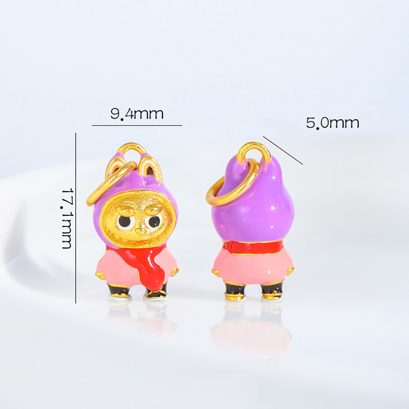 Fiasrel DIY Cartoon Labub pendant