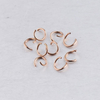Fiasrel 100pcs Stainless steel connecting ring