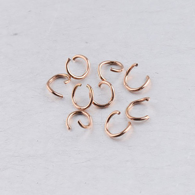 Fiasrel 100pcs Stainless steel connecting ring