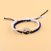 Fiasrel 5pcs Black and white simple Tai Chi Bagua bracelet