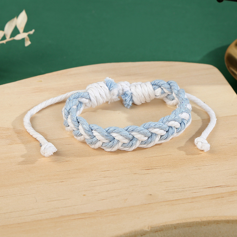 Fiasrel Simple hemp rope bracelet
