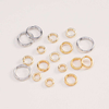 Fiasrel 30pcs Copper gold-plated connection opening ring