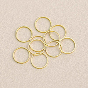 Fiasrel 200pcs Smooth closed-loop jewelry connection