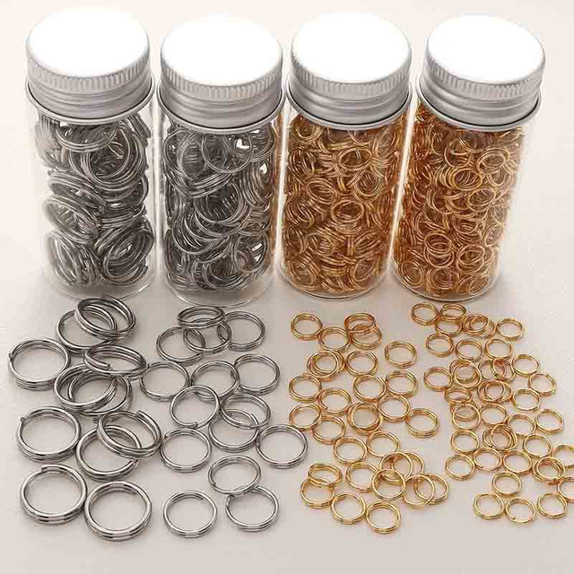 Fiasrel Stainless steel open double-ring jewelry accessories