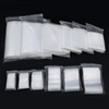 Fiasrel 100pcs Thickened pe transparent self-sealing bag