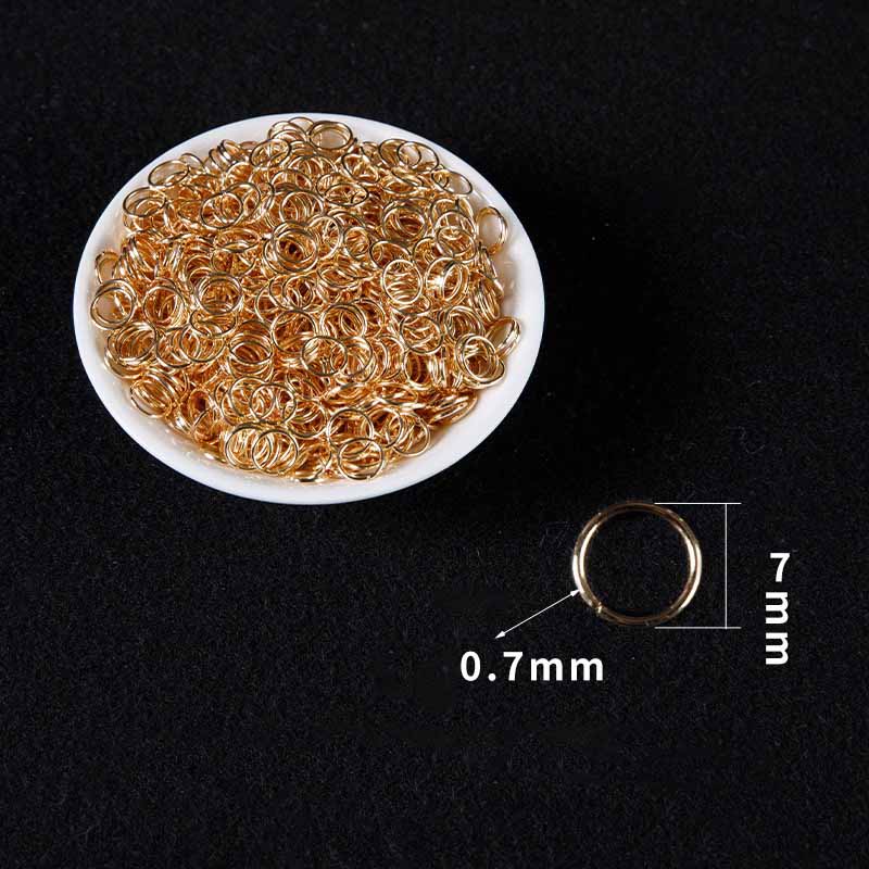 Fiasrel 7mm Circular ring closed mouth ring accessory