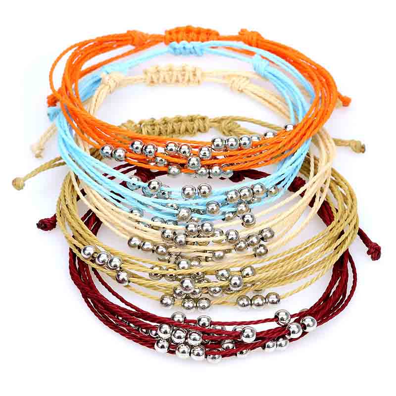 Fiasrel Hand-beaded woven bracelet