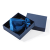 Fiasrel 13*13*3.5cm Velvet color-blocked jewelry box