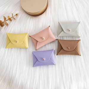 Fiasrel 7*5cm pu imitation leather jewelry storage bag