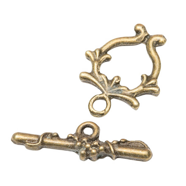 Fiasrel 10pcs DIY Jewelry Making Necklaces Connectors Fasteners Bracelets Hooks Accessories Toggle OT Clasps