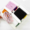 Fiasrel No.72 0.8mm 10pcs/set Normal Color Nylon Cord Beading Thread Braided Rope String for Jewelry Making DIY Craft