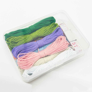Fiasrel 10color 1.0MM 5Yards Macrame Cotton Cord Twisted Cotton Rope Set