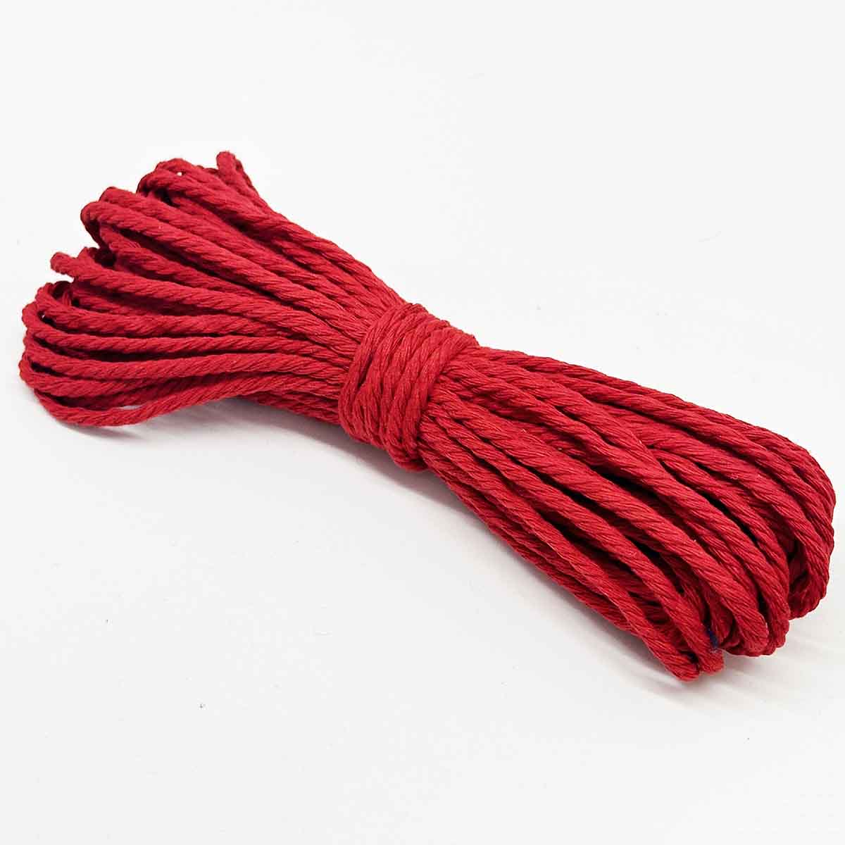 Fiasrel 3mm 10Yards Colored Cotton Rope Yarn Macrame Cord Cotton Ropes