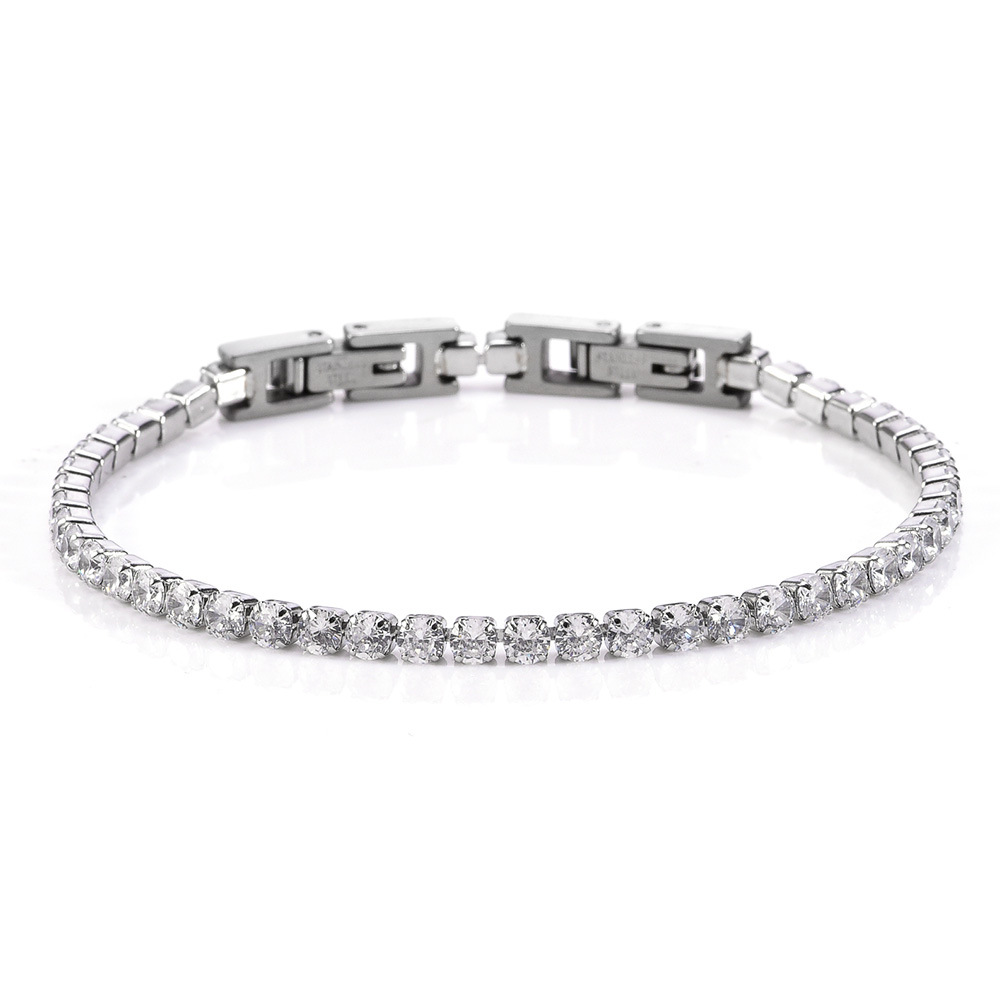 Fiasrel Stainless Steel Extension Buckles DIY Handmade Accessories Zircon Bracelet Jewelry End Closure Buckle Clasp