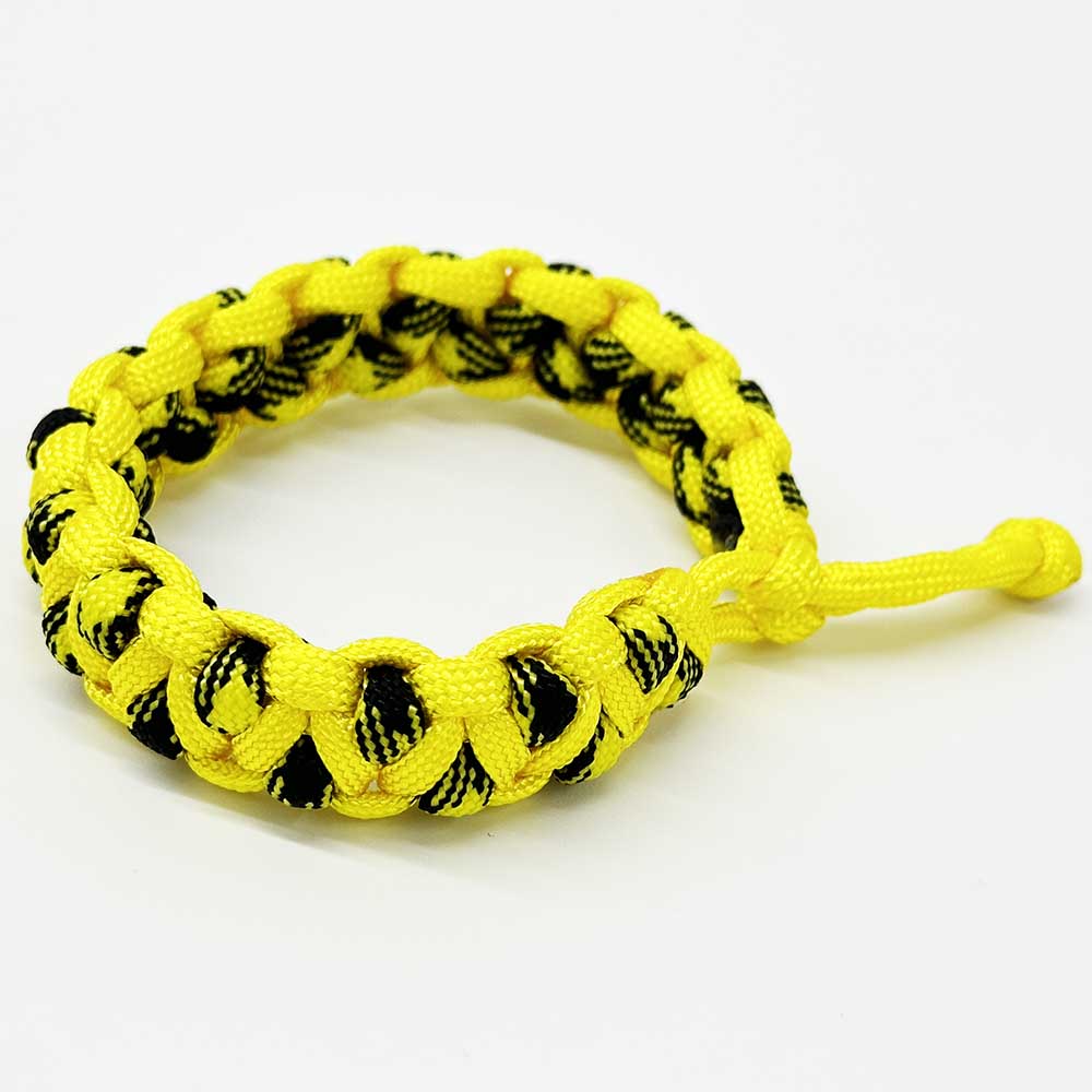 Fiasrel Multifunctional Outdoor Emergency Survival Paracord Bracelet Adjustable Length Paracord Bracelet