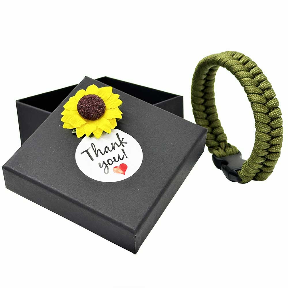 Fiasrel Paracord Bracelets Rope Woven Friendship Women Tennis Couple 550lb Paracord Men Bracelet
