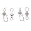 Fiasrel 10pcs Antique Bronze Tone Alloy Toggle Clasp Hook Metal Connectors OT Clasps