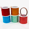 Fiasrel 0.8mm 5rolls Moonlight over the Lotus Pond Color Series Jewelry Jade Thread Knot Beading String