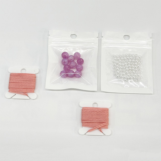 DIY Handmade Pink Sunflower Thread Pink Bracelet Thread Package