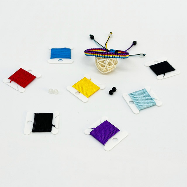New Fashion Multicolor Rainbow Handmade Making Bracelet Rope Thread Suppliers