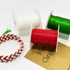 Fiasrel Christmas Thread Kit: 0.5/0.8/1.0/1.5mm 5/10/20yards DIY Braided Bracelet Necklace Rope Waxed Polyester Beading Cord for Jewelry Making Craft Supplies Other Decors Handwoven Accessories