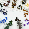 Fiasrel 20pcs Round Ball Shape Acrylic Beads for Jewelry Making