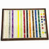 Fiasrel 10pcs DIY 8-20mm Colorful Acrylic Starry Sky Shining Beads for Jewelry Making