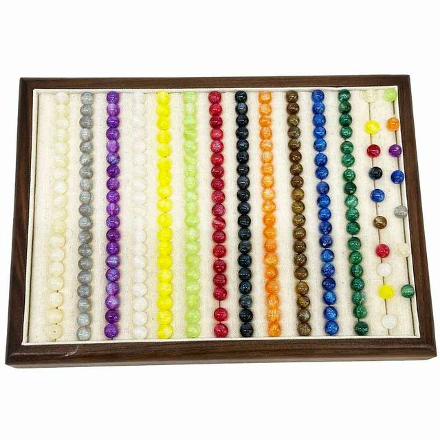 Fiasrel 10pcs DIY 8-20mm Colorful Acrylic Starry Sky Shining Beads for Jewelry Making